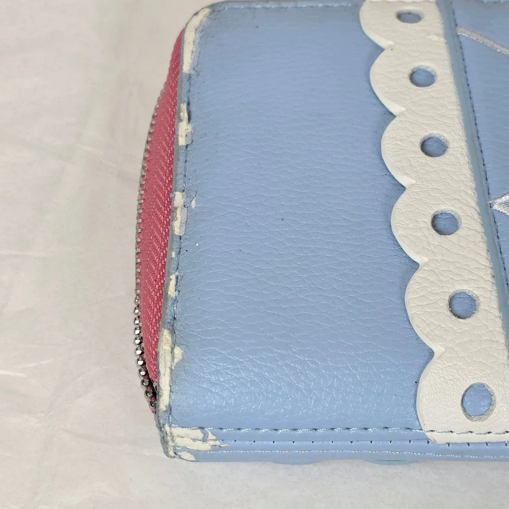 Loungefly Disney Pixar Toy Story 4 Bo Peep Zip Around Wallet Blue Pink Purple